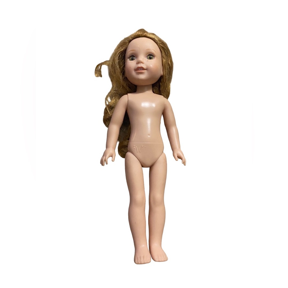 American Girl Wellie Wisher Willa 14.5in Doll Only NEEDS TLC